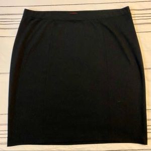 Merona Black Pencil Skirt Plus Size 2